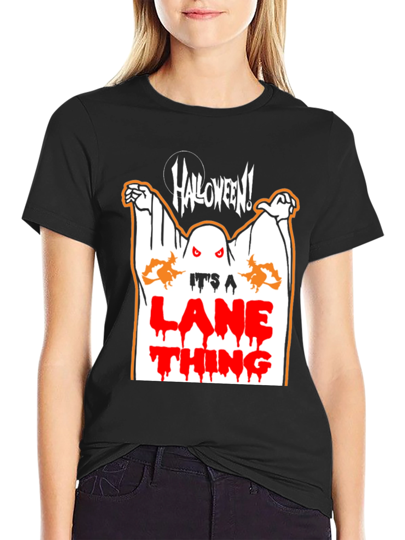 Halloween Lane Thing Graphic T-Shirt