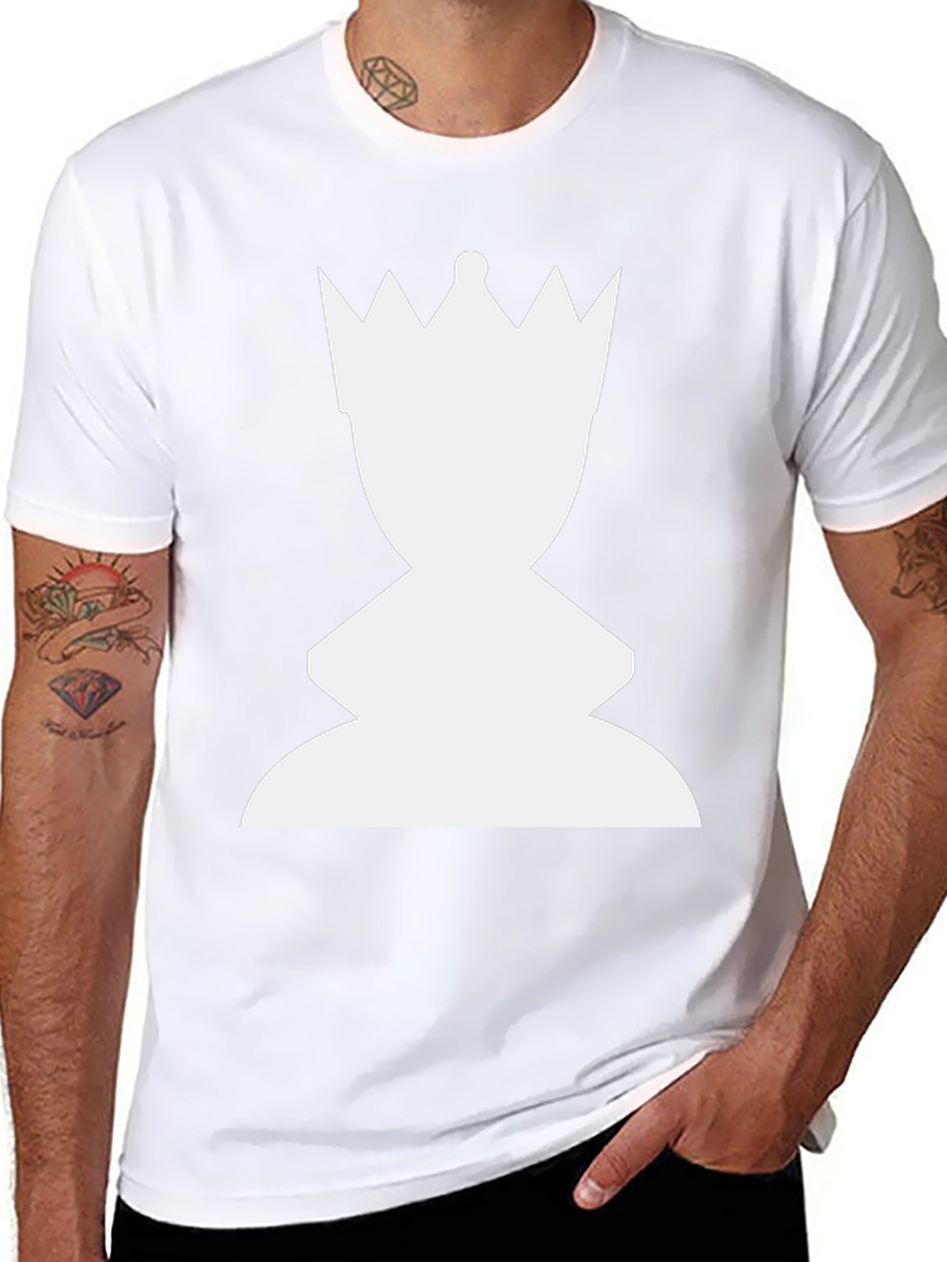 Chess Queen Graphic Tee - Bold Design
