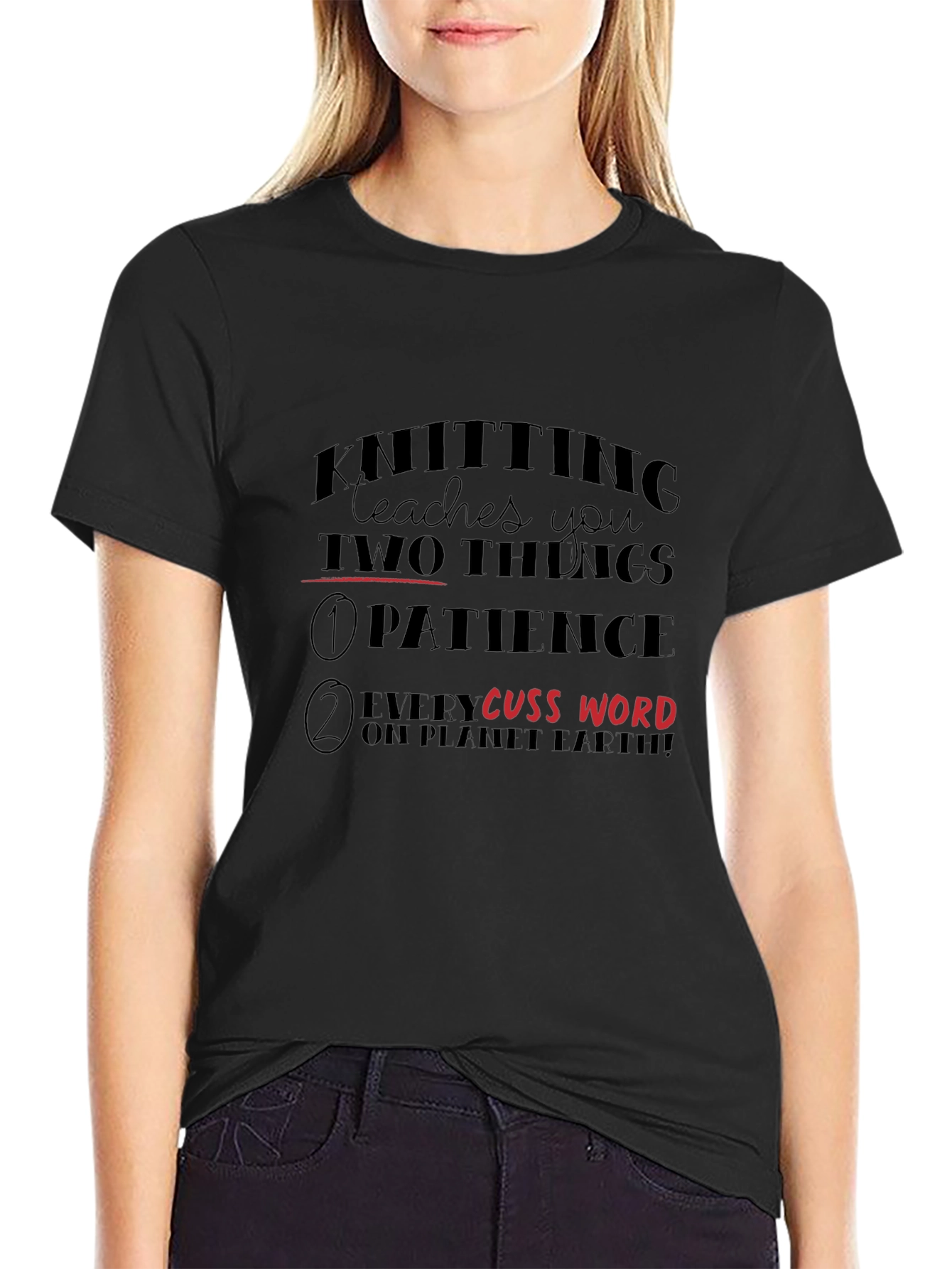 Knitting Two Things T-Shirt