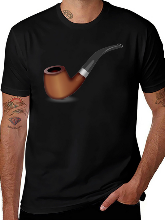 Pipe Graphic Tee - Stylish Smokers Shirt