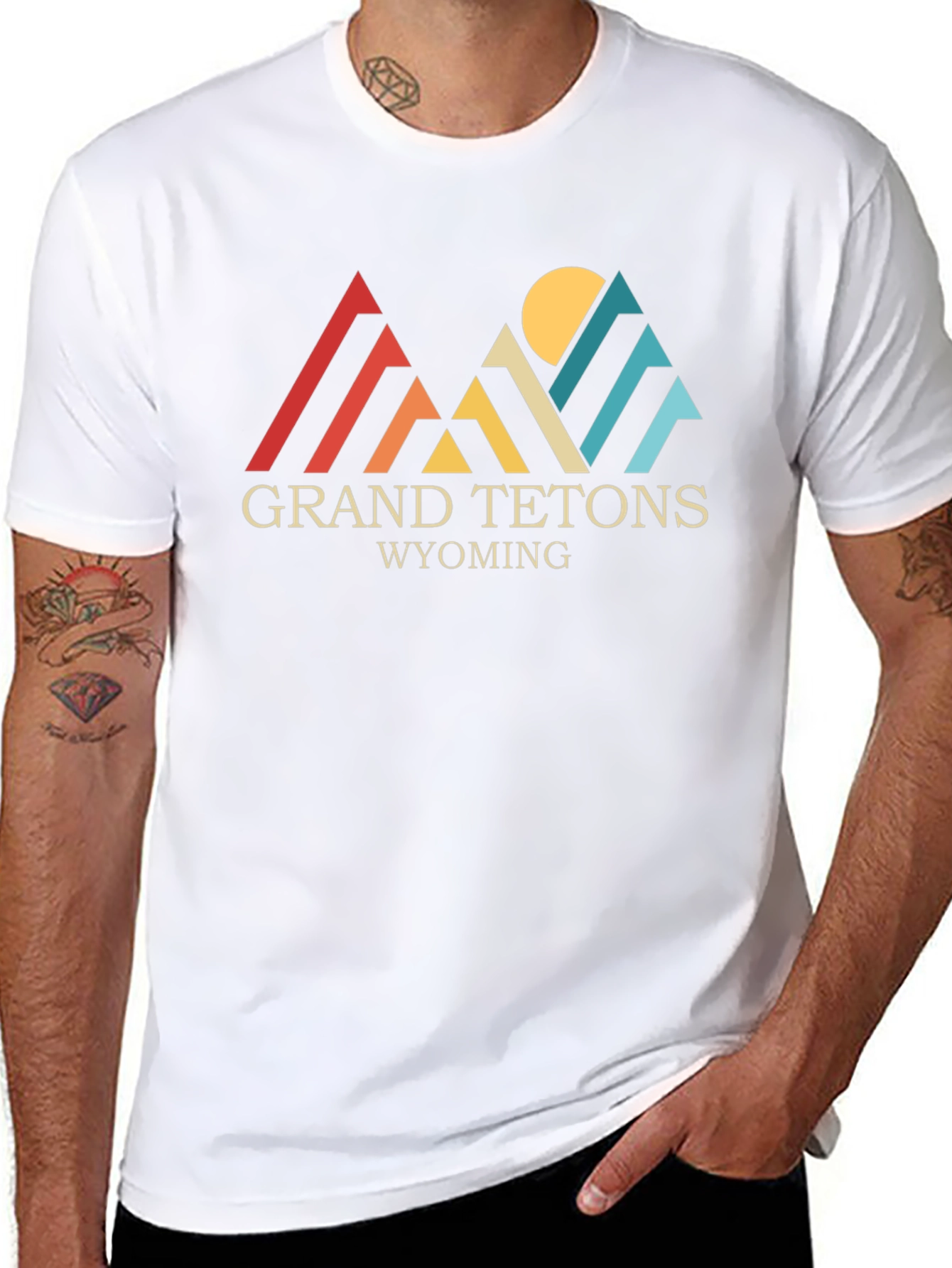 Grand Tetons Wyoming Graphic Tee
