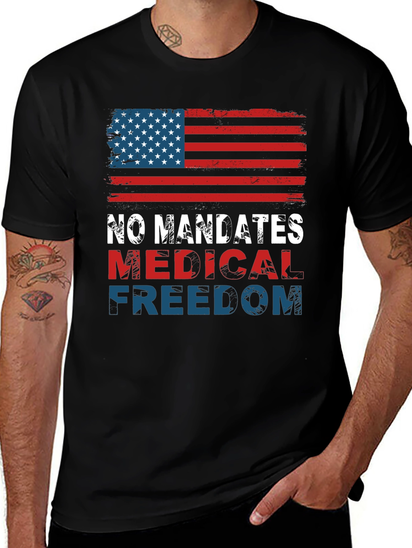 Medical Freedom Flag T-Shirt