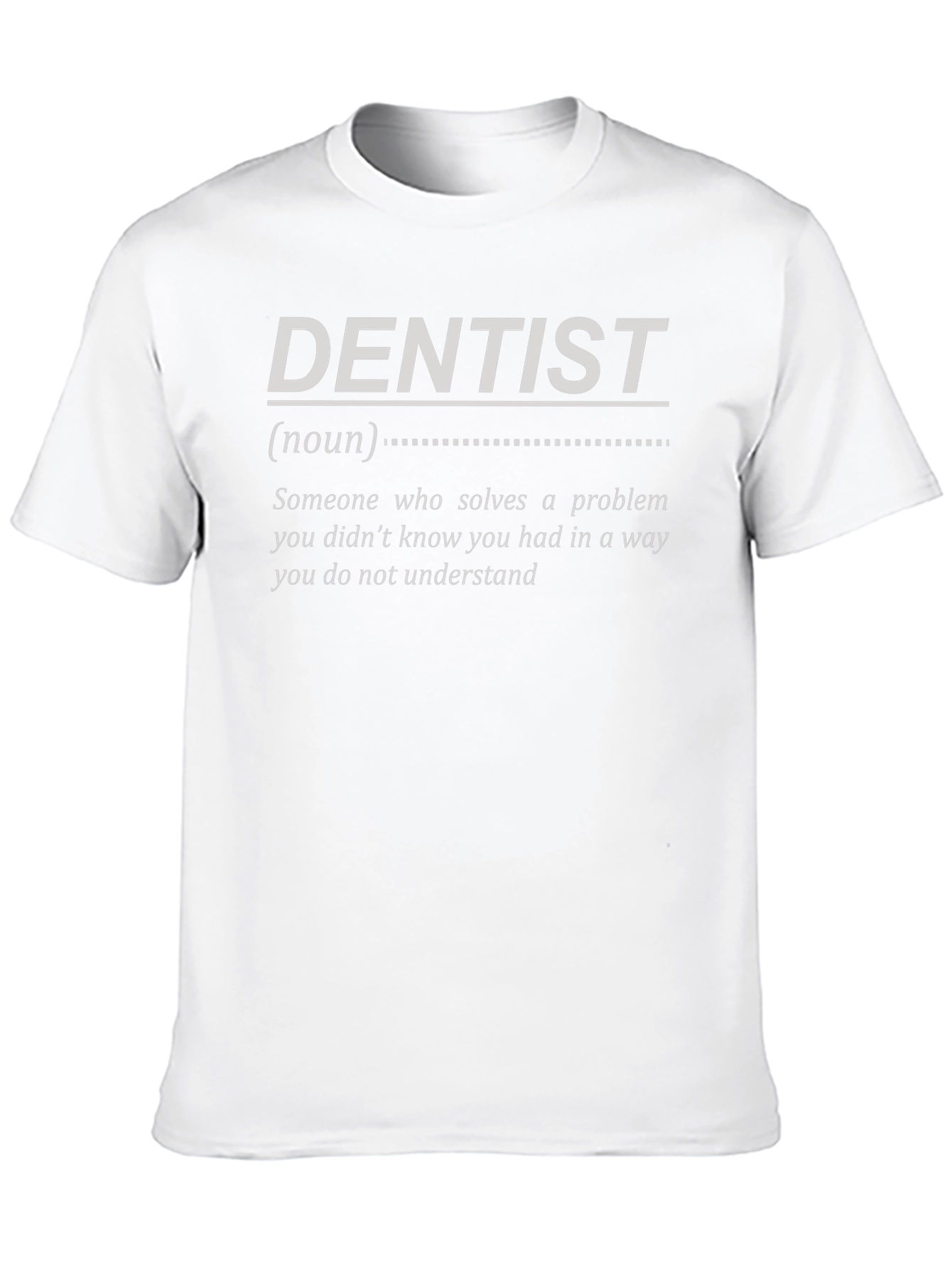 Funny Dentist Definition Black T-Shirt