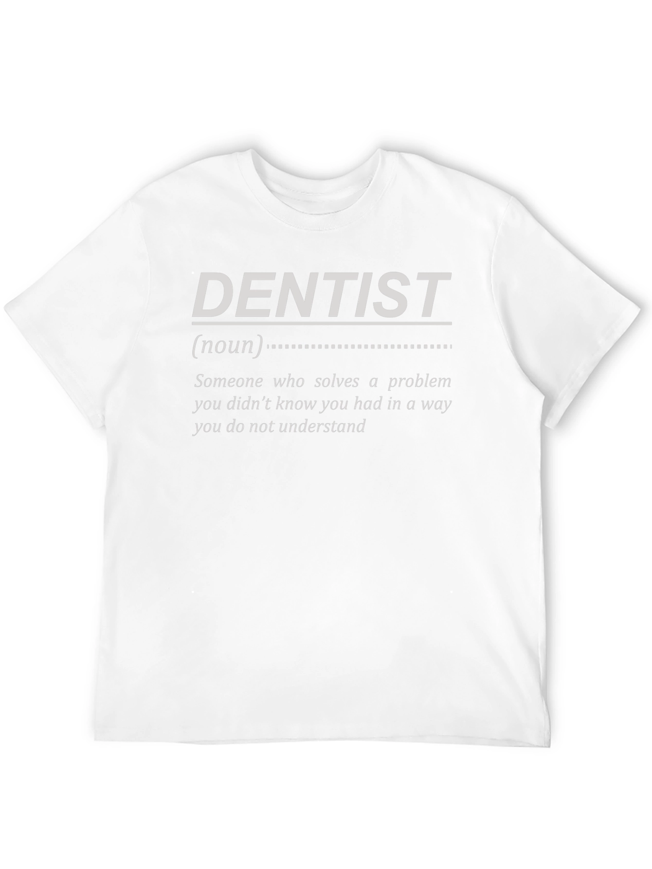 Funny Dentist Definition Black T-Shirt