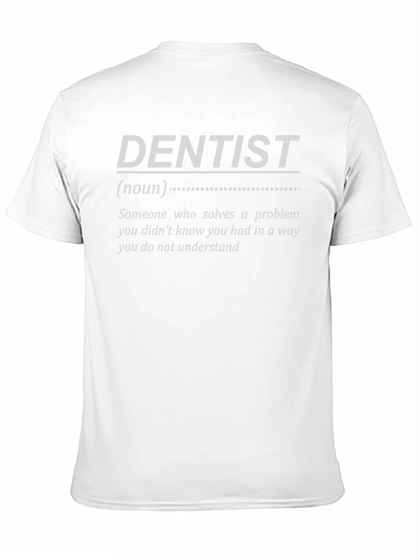 Funny Dentist Definition Black T-Shirt