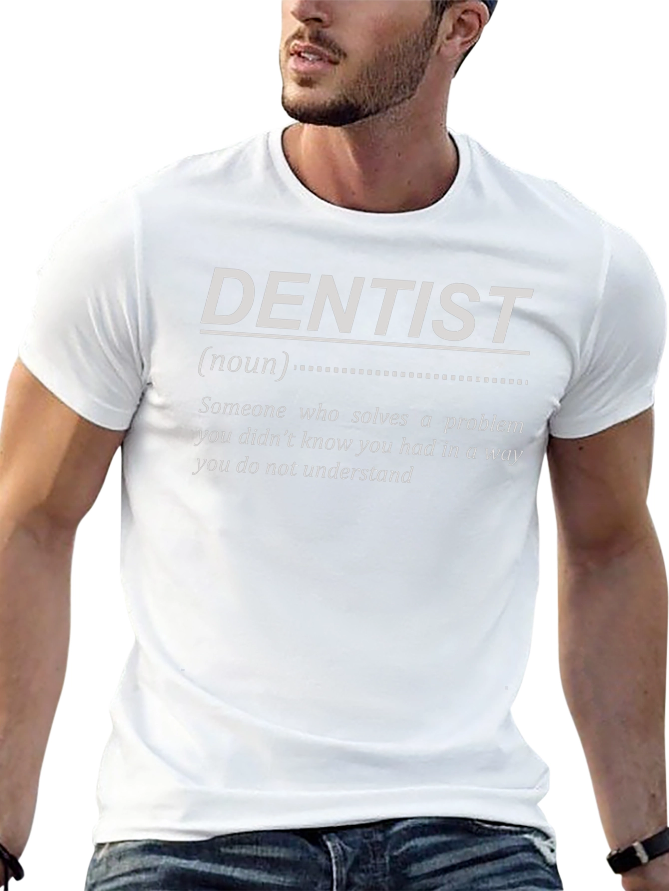 Funny Dentist Definition Black T-Shirt