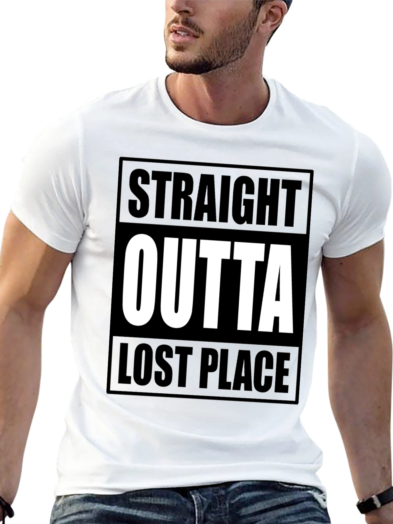 Straight Outta Lost Place Graphic T-Shirt