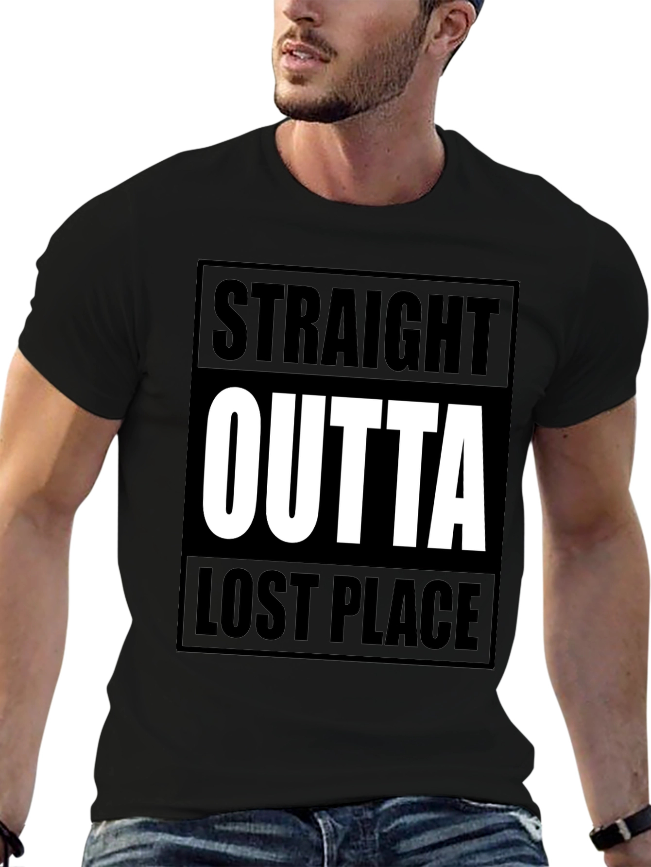 Straight Outta Lost Place Graphic T-Shirt