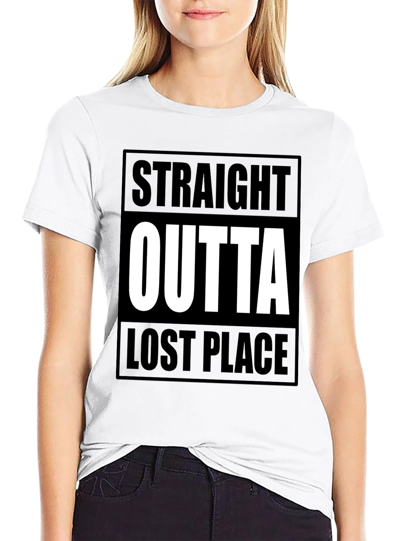Straight Outta Lost Place Graphic T-Shirt