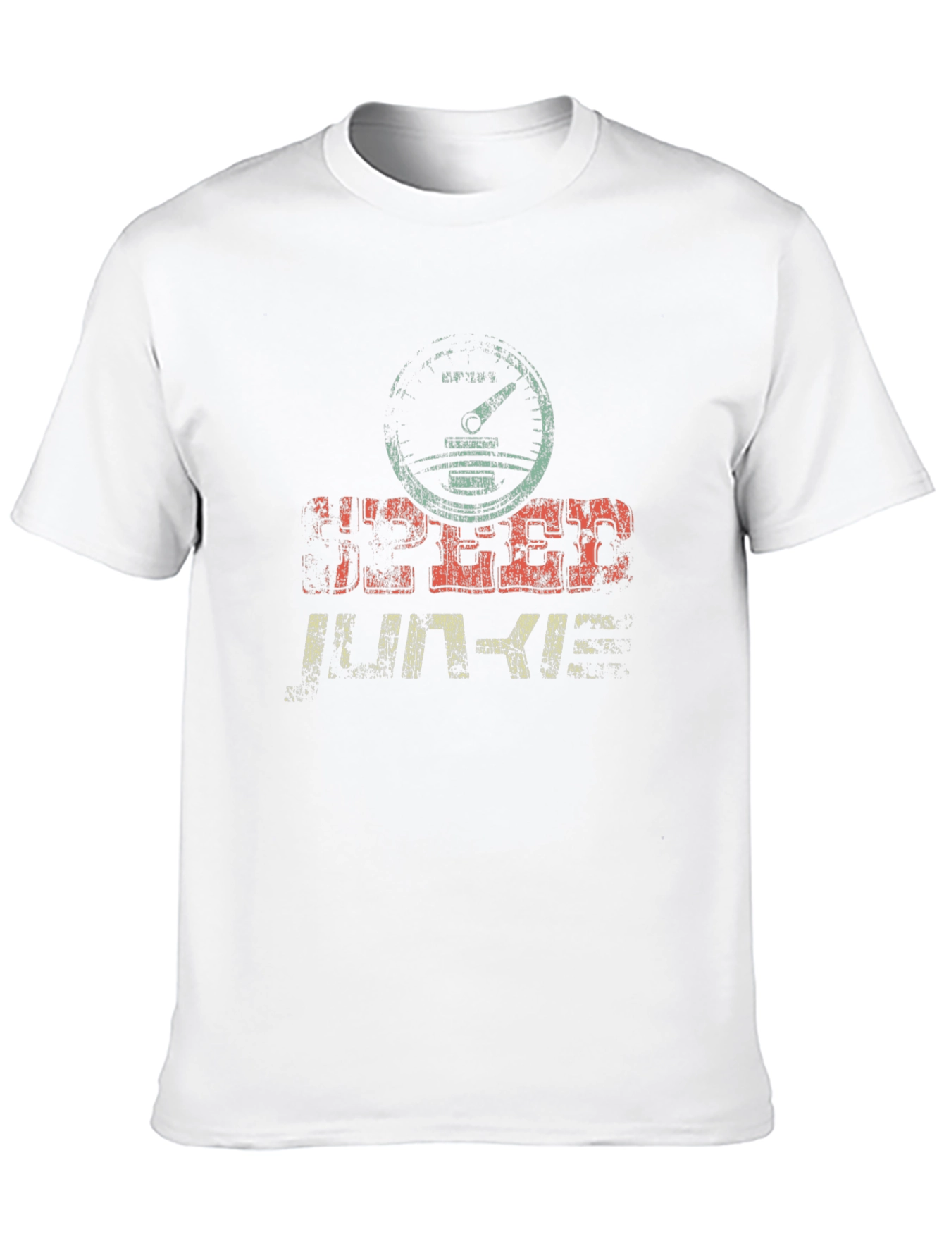 Speed Junkie Graphic T-Shirt - Distressed Design