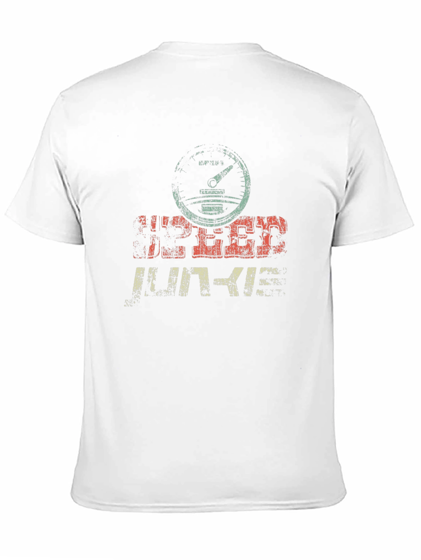 Speed Junkie Graphic T-Shirt - Distressed Design
