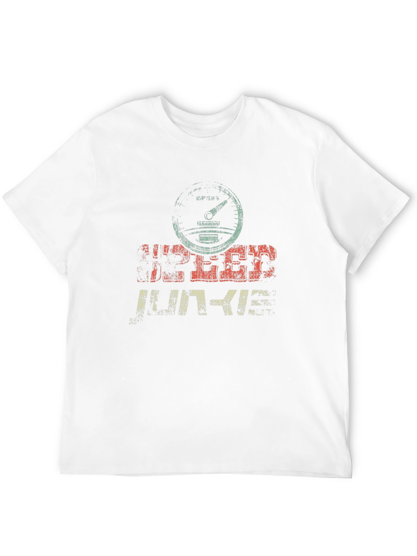 Speed Junkie Graphic T-Shirt - Distressed Design