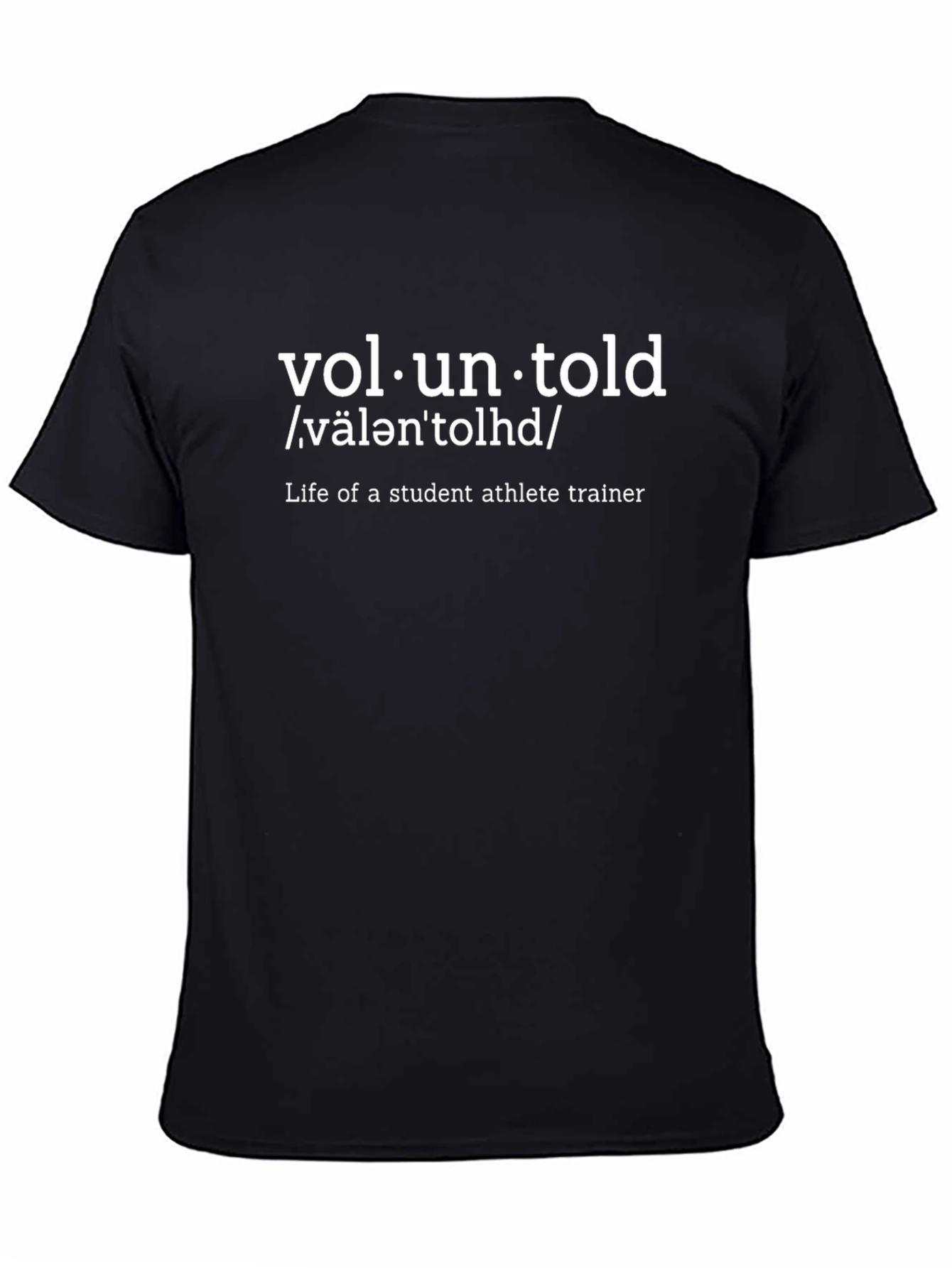Vol·un·told Student Athlete Trainer Graphic Tee