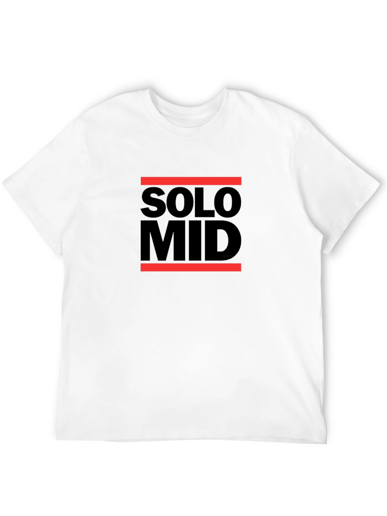 Solo Mid Black T-Shirt - Gaming Apparel