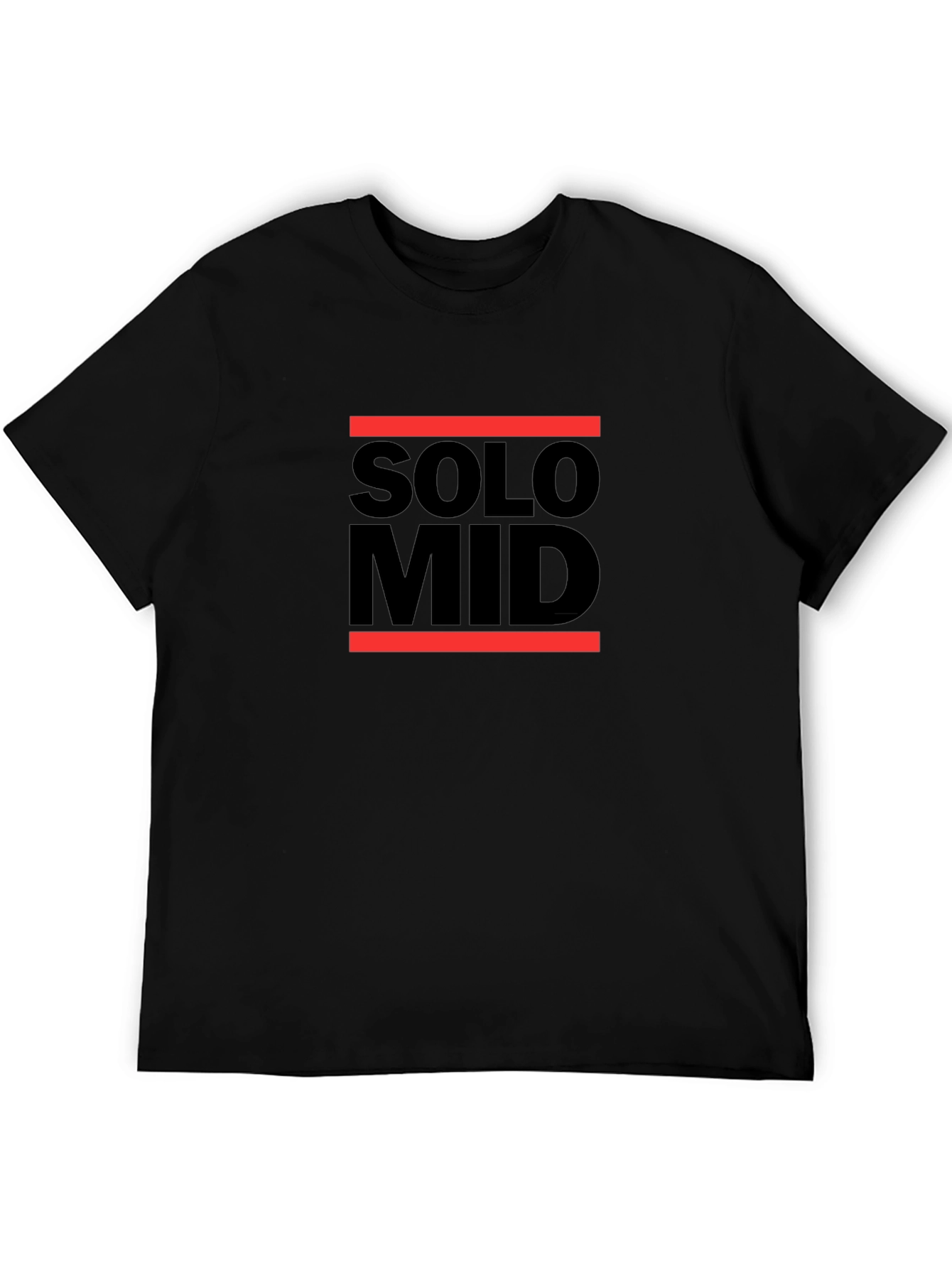 Solo Mid Black T-Shirt - Gaming Apparel