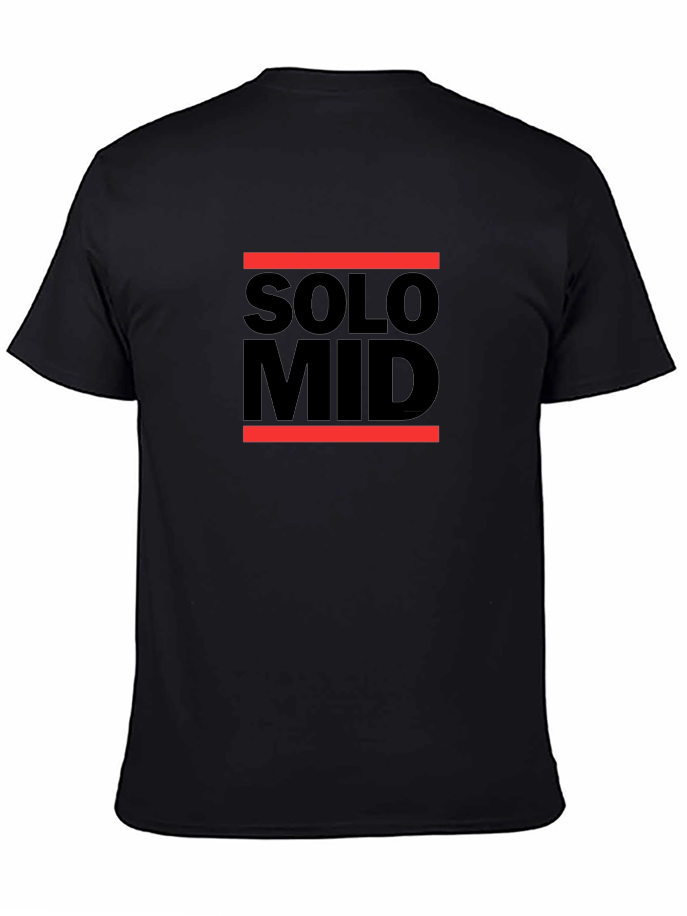 Solo Mid Black T-Shirt - Gaming Apparel
