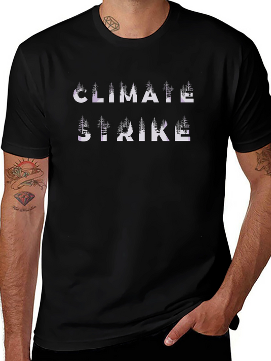 Climate Strike T-Shirt - Black Activist Tee