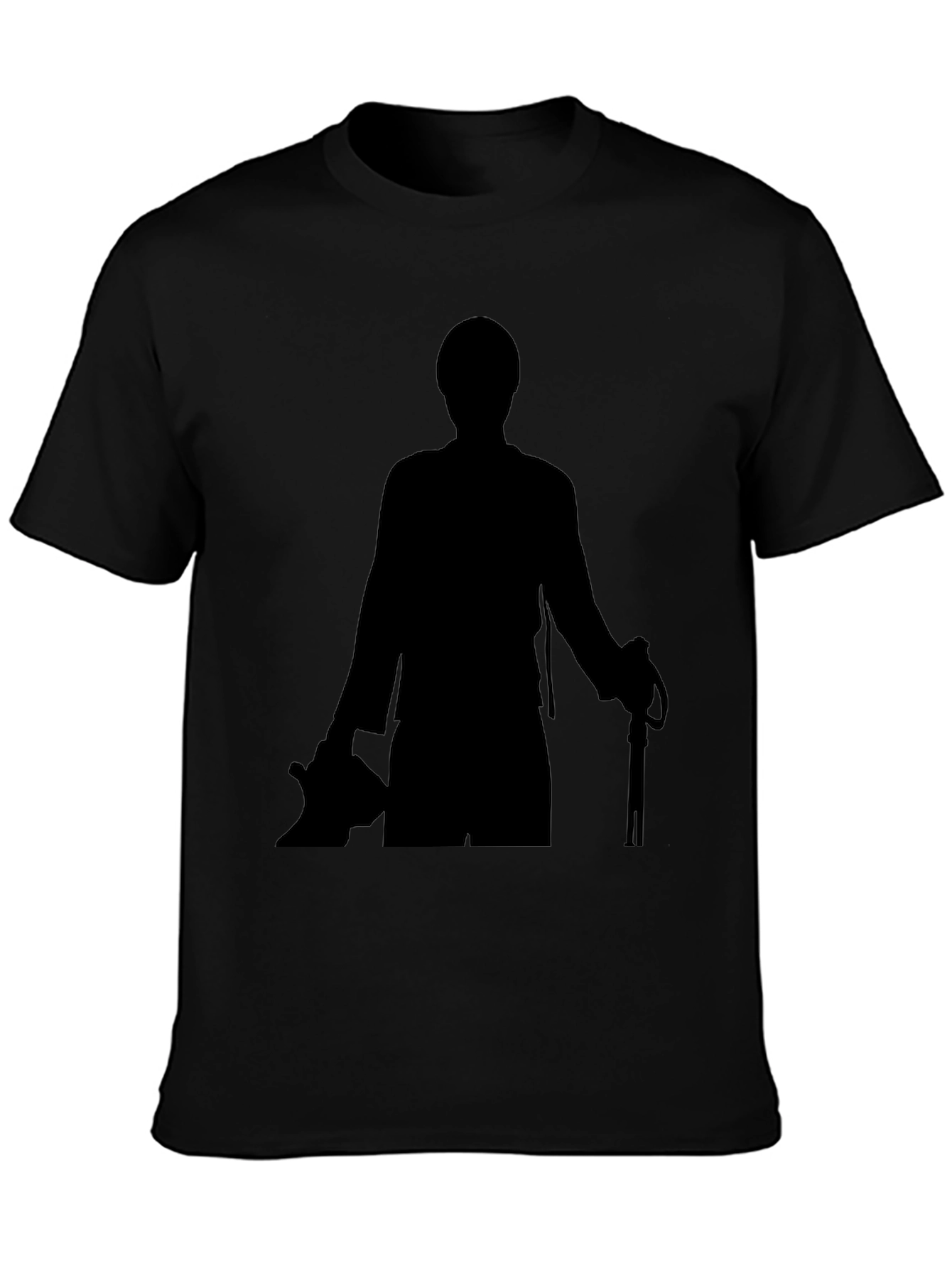 Silhouette Graphic Tee - Mens Black T-Shirt