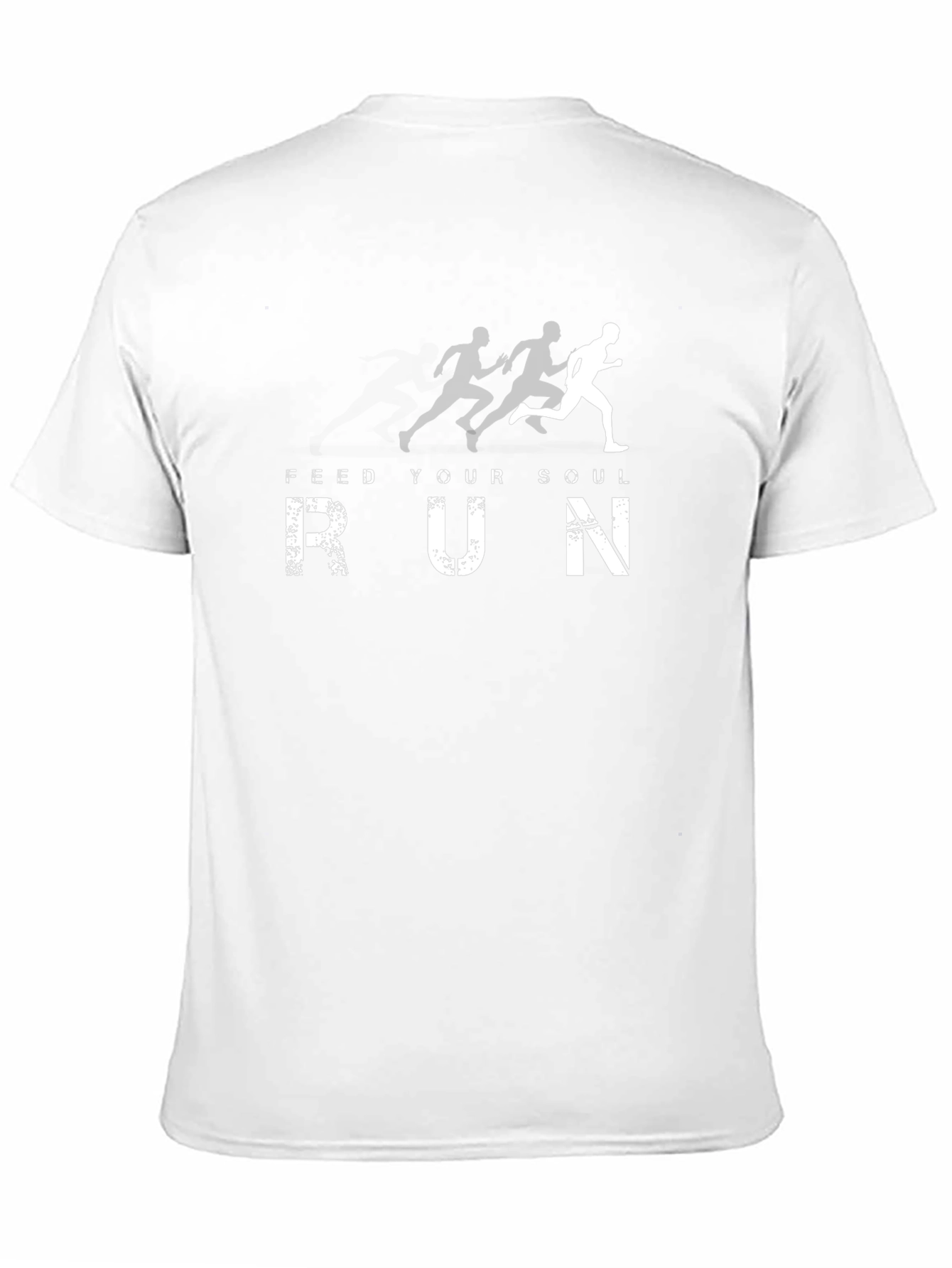 Feed Your Soul Run Black Graphic T-Shirt