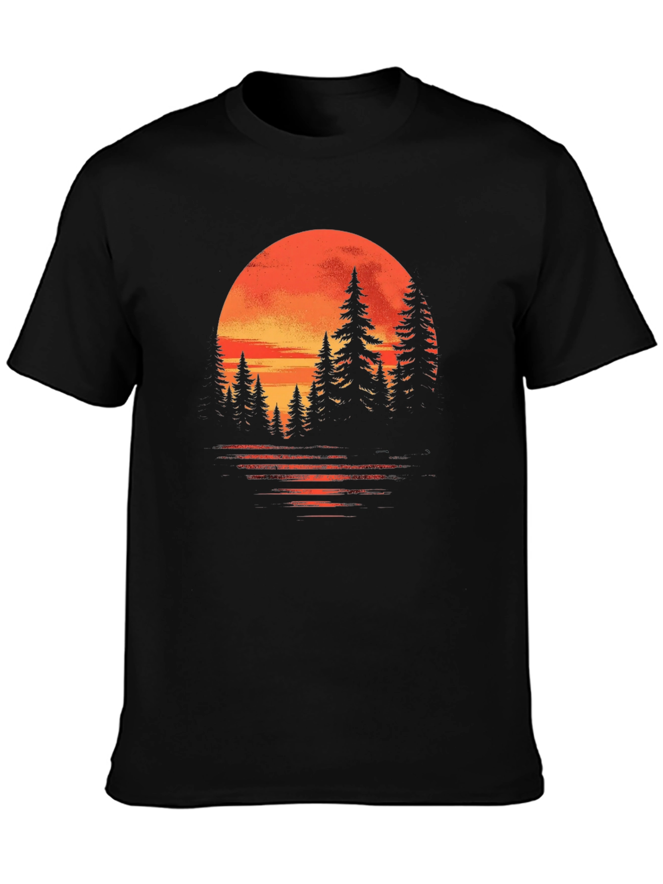 Sunset Forest Graphic Tee