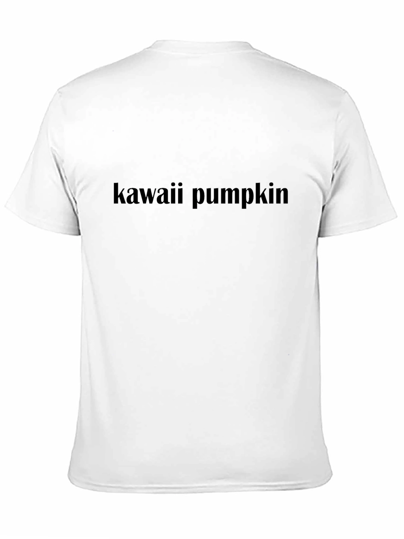 Kawaii Pumpkin Black T-Shirt