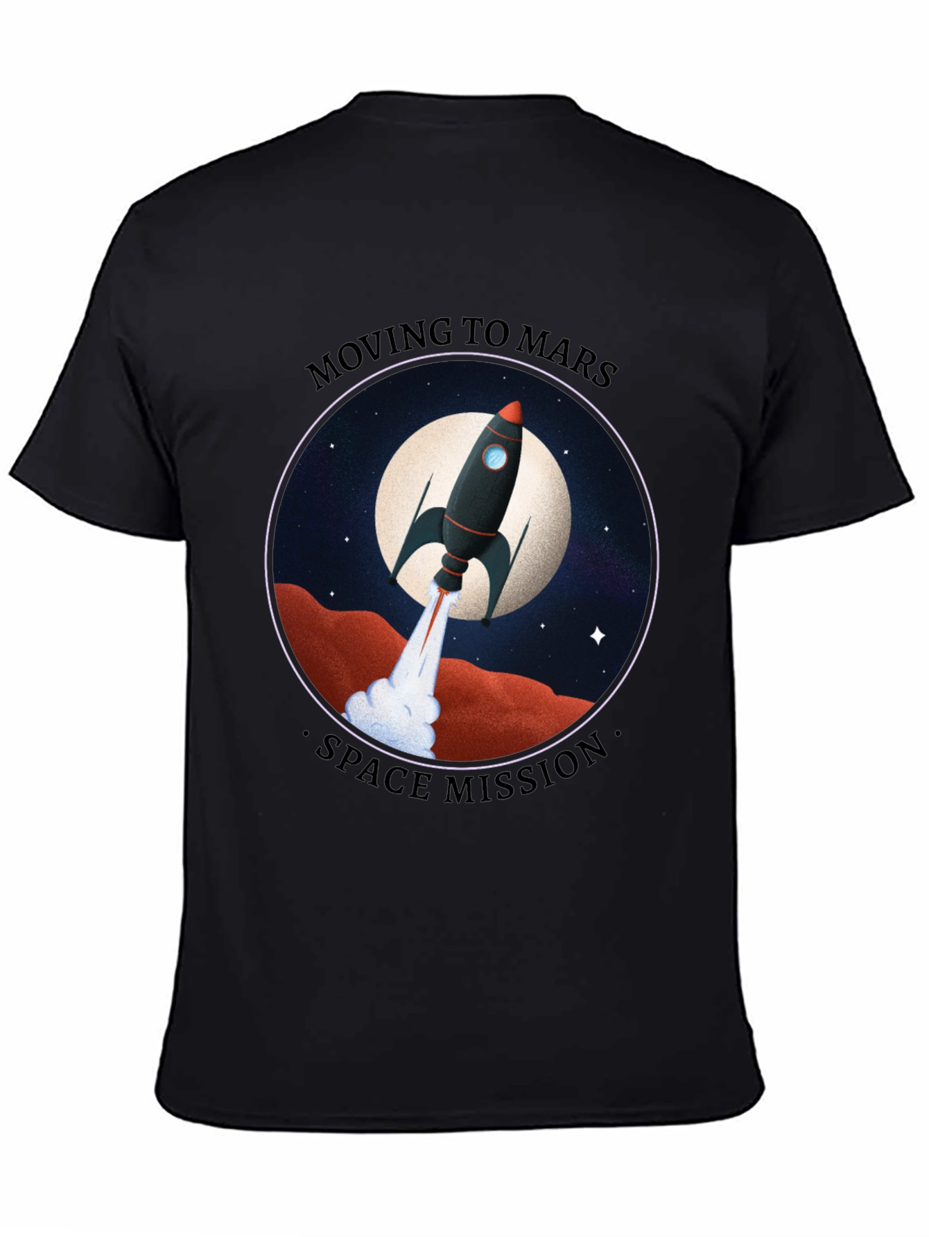 Moving to Mars Space Mission Graphic Tee