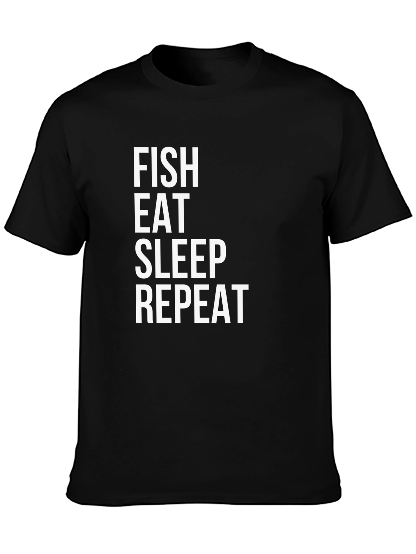 Fish Eat Sleep Repeat Funny Fishing T-Shirt