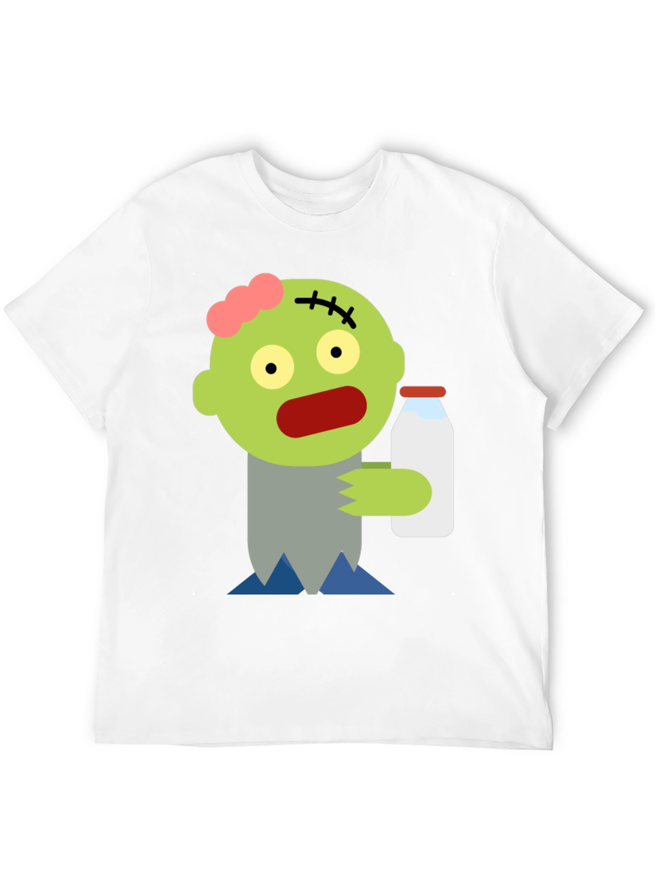 Zombie Milk T-Shirt - Spooky Fun!