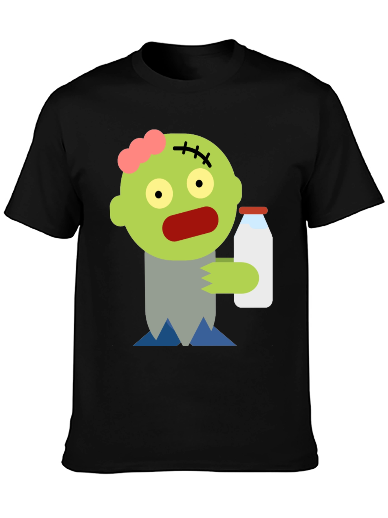 Zombie Milk T-Shirt - Spooky Fun!