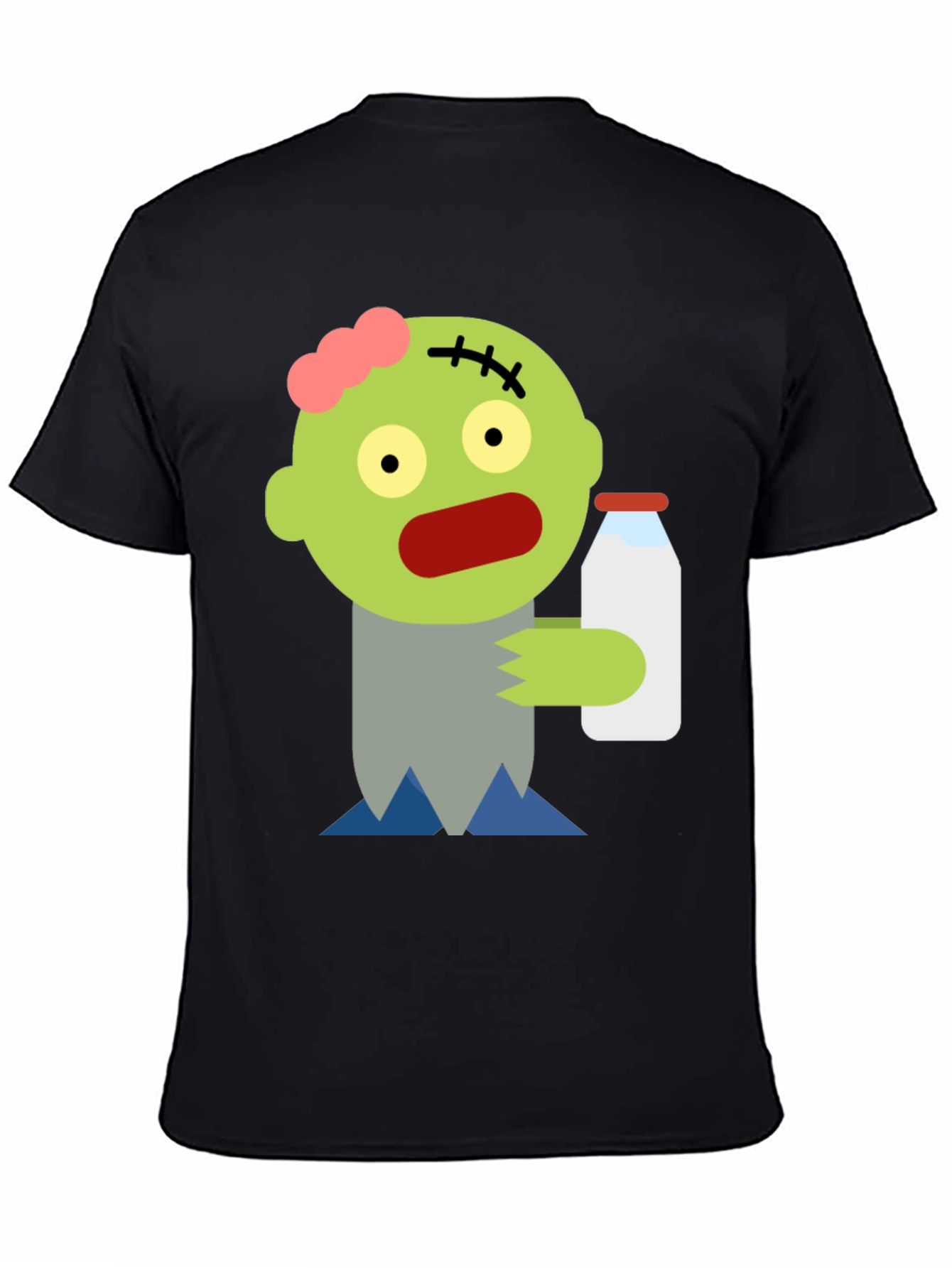 Zombie Milk T-Shirt - Spooky Fun!
