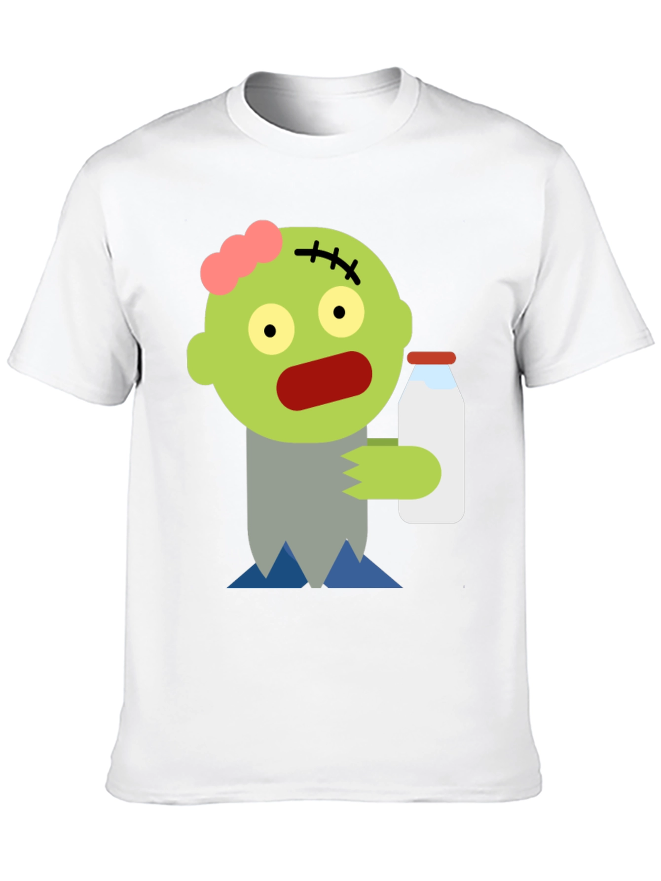 Zombie Milk T-Shirt - Spooky Fun!