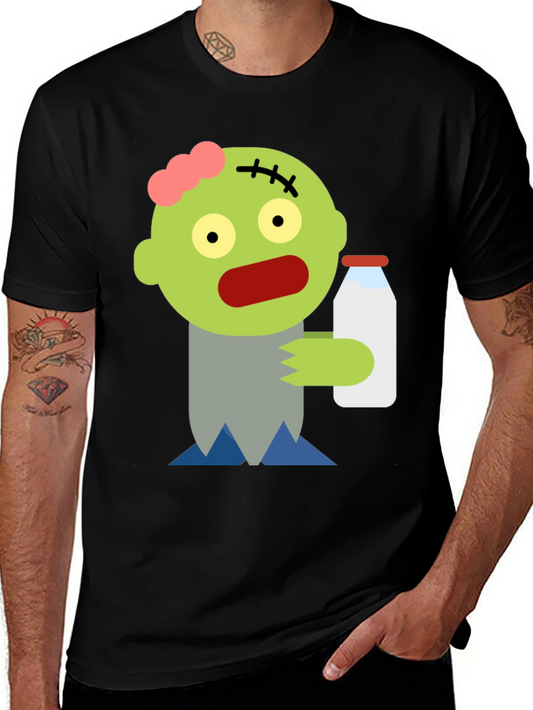 Zombie Milk T-Shirt - Spooky Fun!
