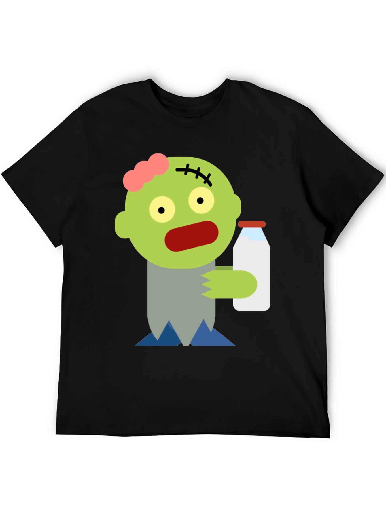 Zombie Milk T-Shirt - Spooky Fun!