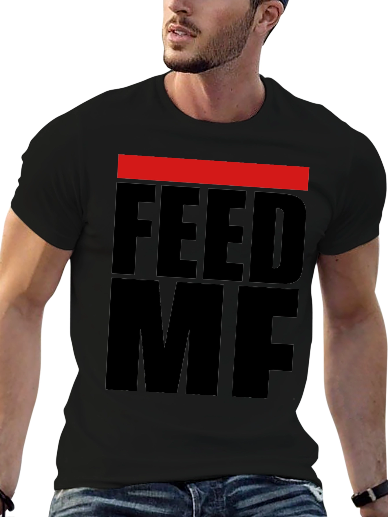 Feed Me Black T-Shirt