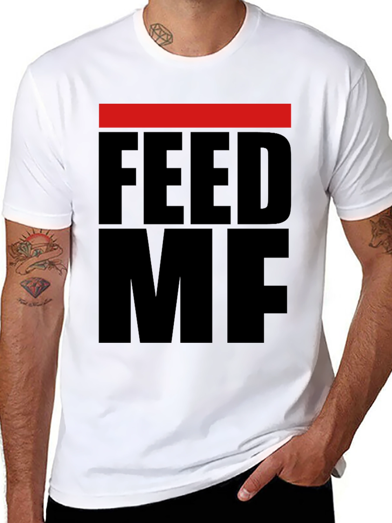 Feed Me Black T-Shirt