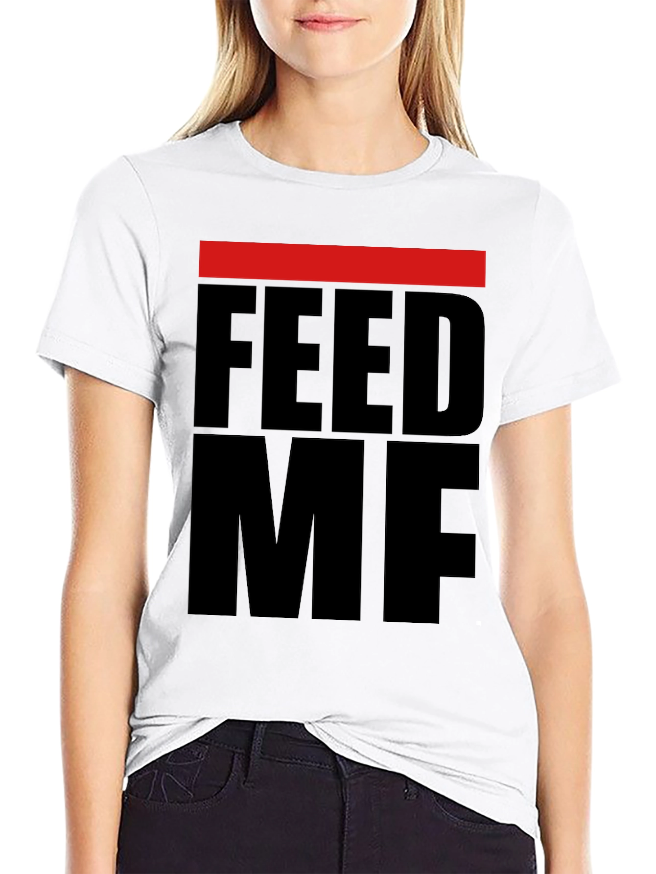 Feed Me Black T-Shirt