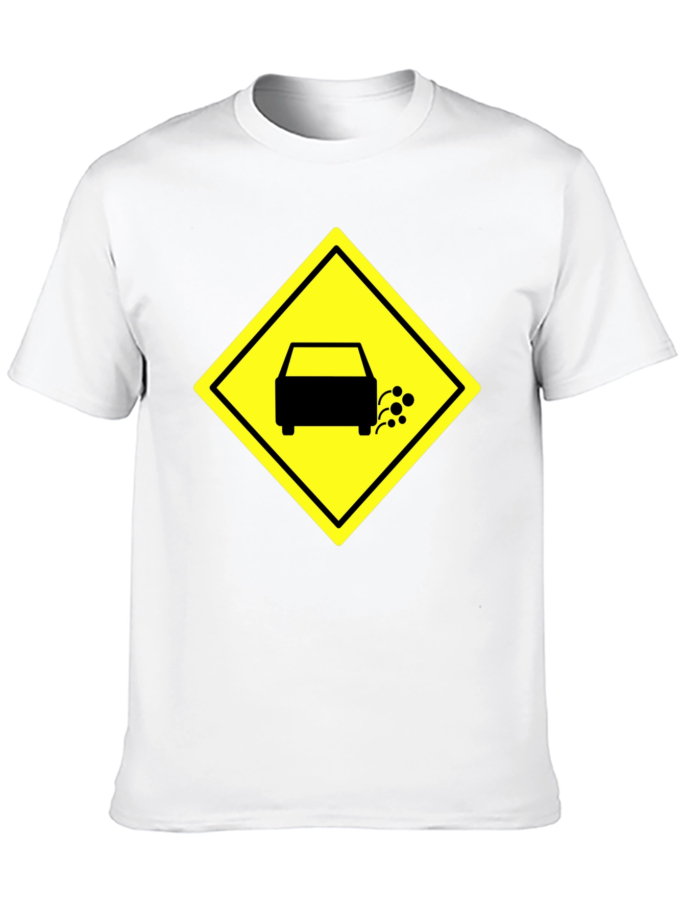 Funny Exhaust Fumes Car Humor Black T-Shirt