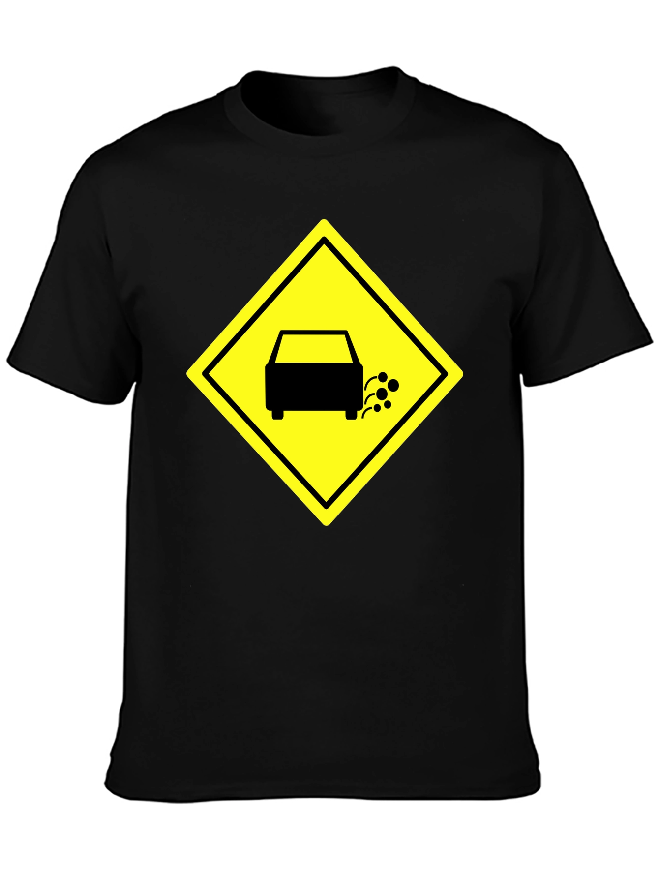 Funny Exhaust Fumes Car Humor Black T-Shirt