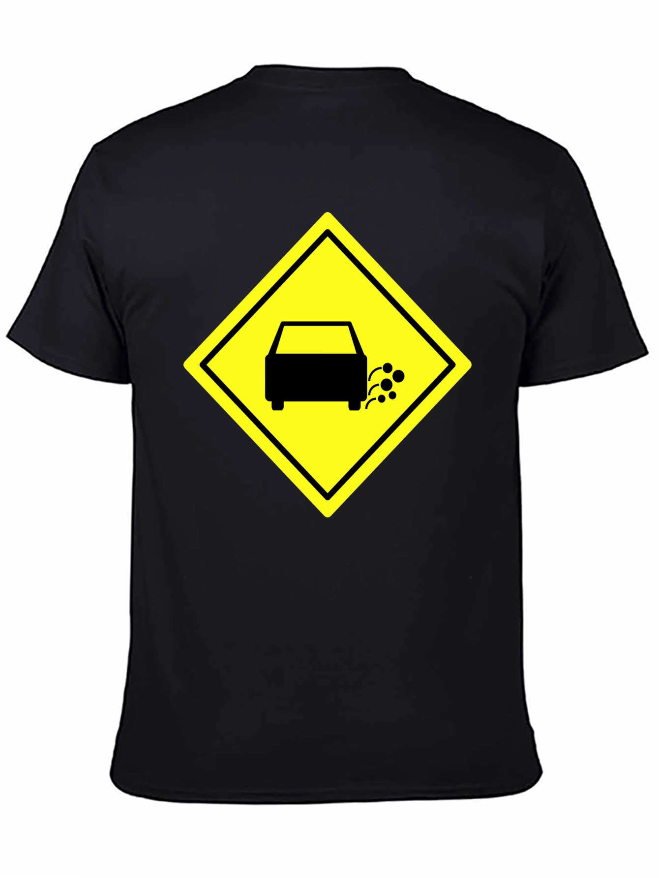 Funny Exhaust Fumes Car Humor Black T-Shirt