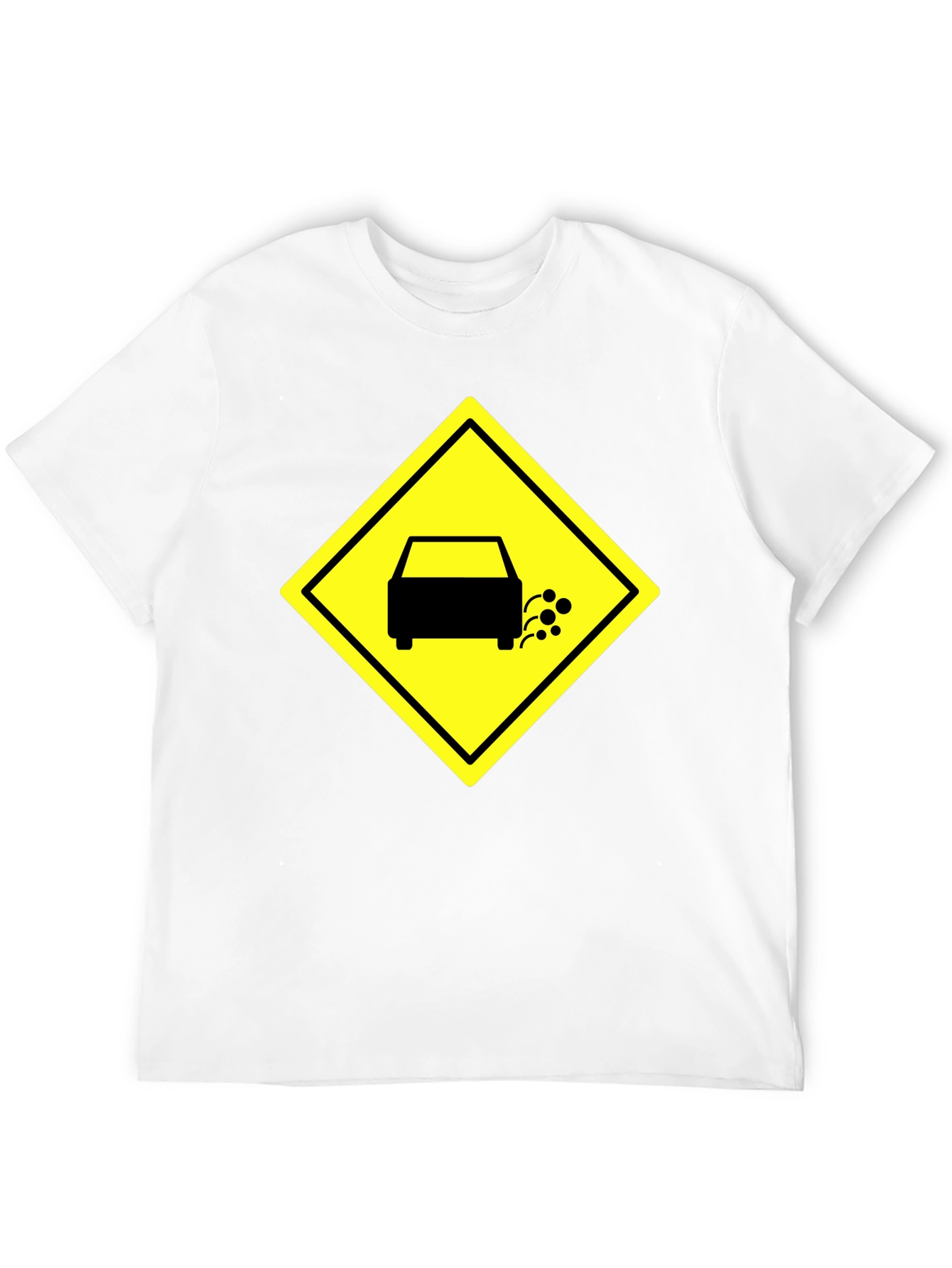 Funny Exhaust Fumes Car Humor Black T-Shirt