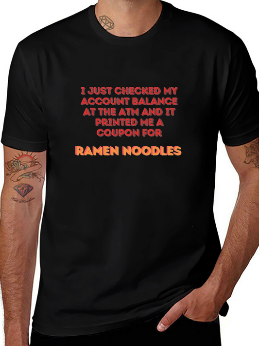 Ramen Noodles ATM Coupon T-Shirt