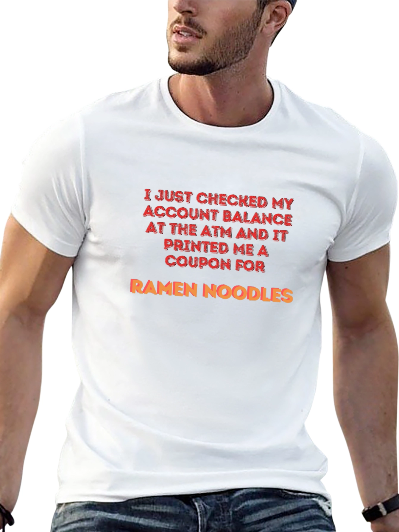 Ramen Noodles ATM Coupon T-Shirt