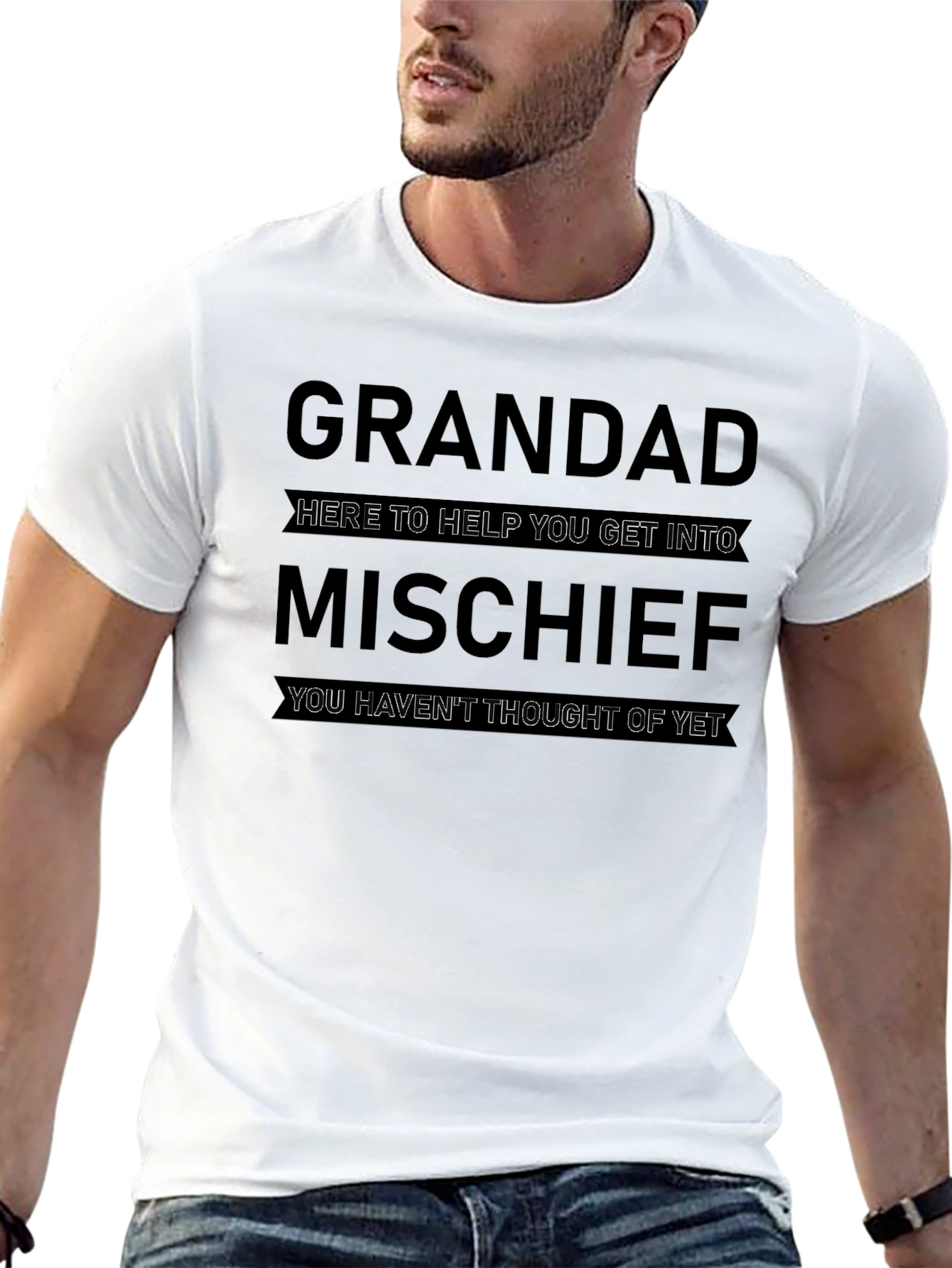 Grandad Mischief T-Shirt - Funny Grandpa Tee