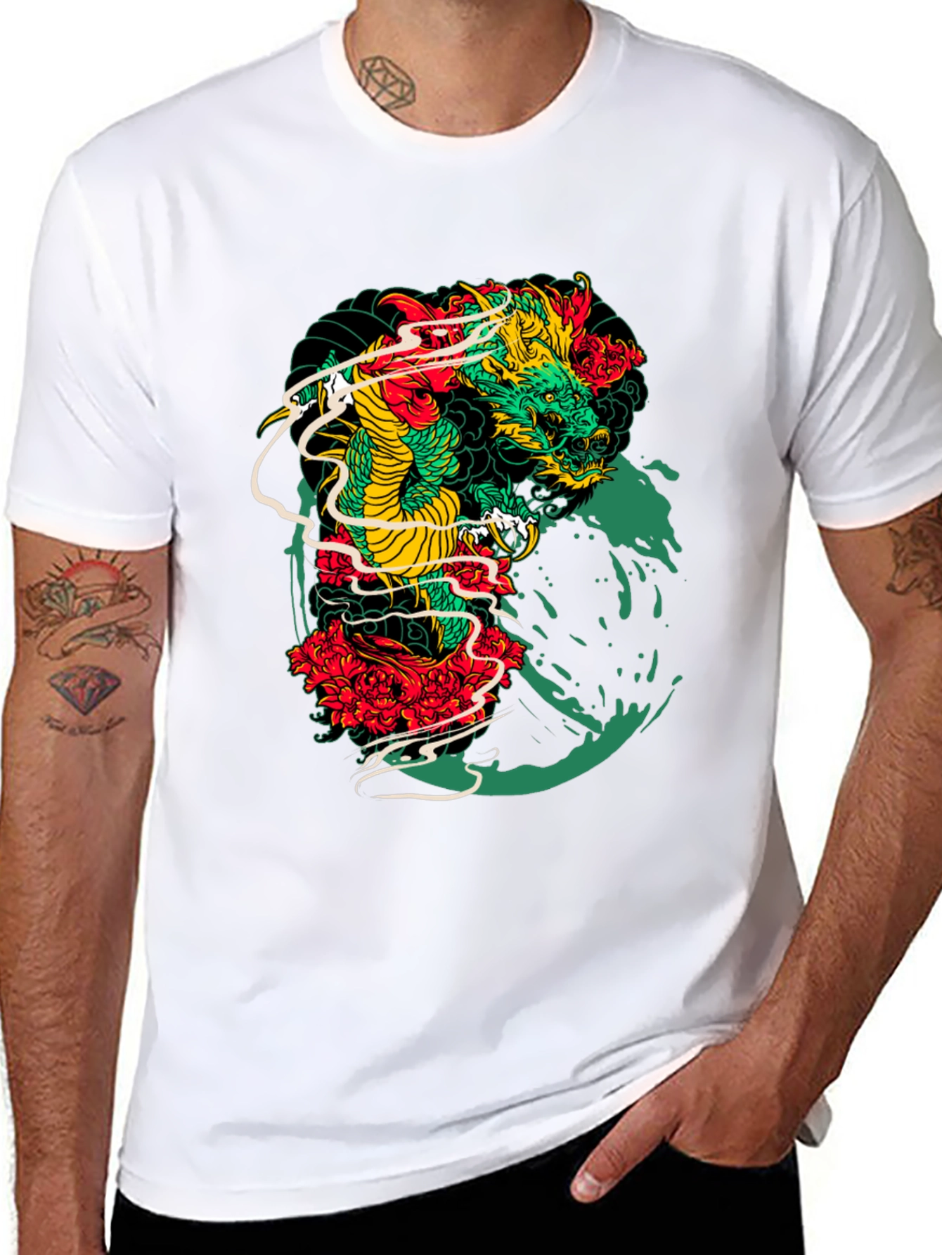 Dragon Graphic Tee - Bold Style