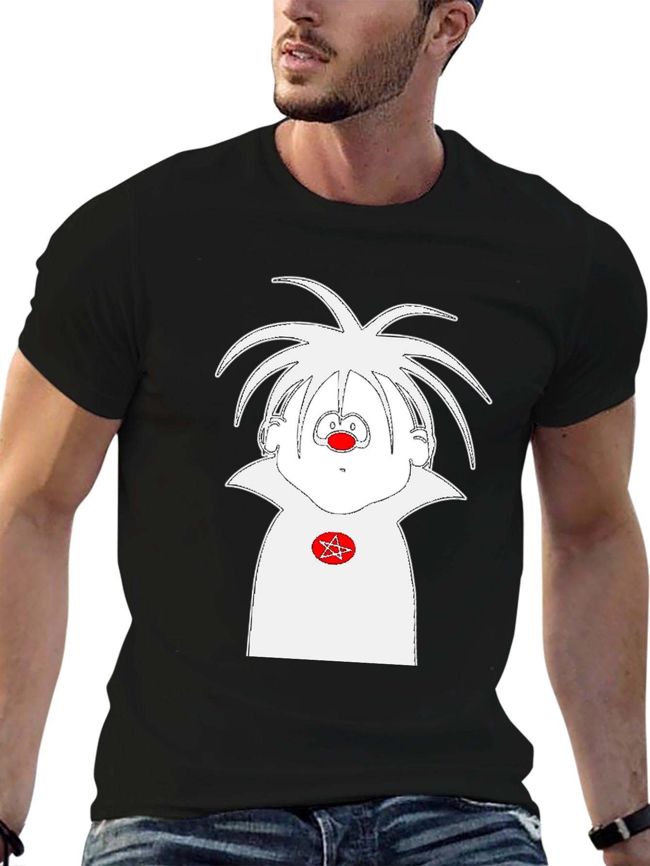 Clown Graphic Black T-Shirt