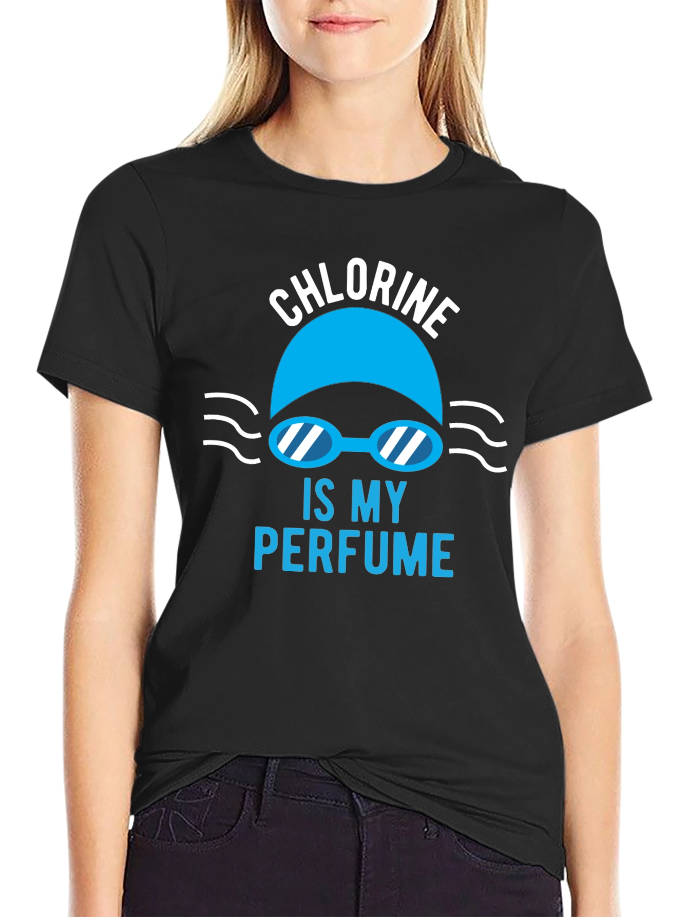 Chlorine Is My Perfume Swimmer T-Shirt