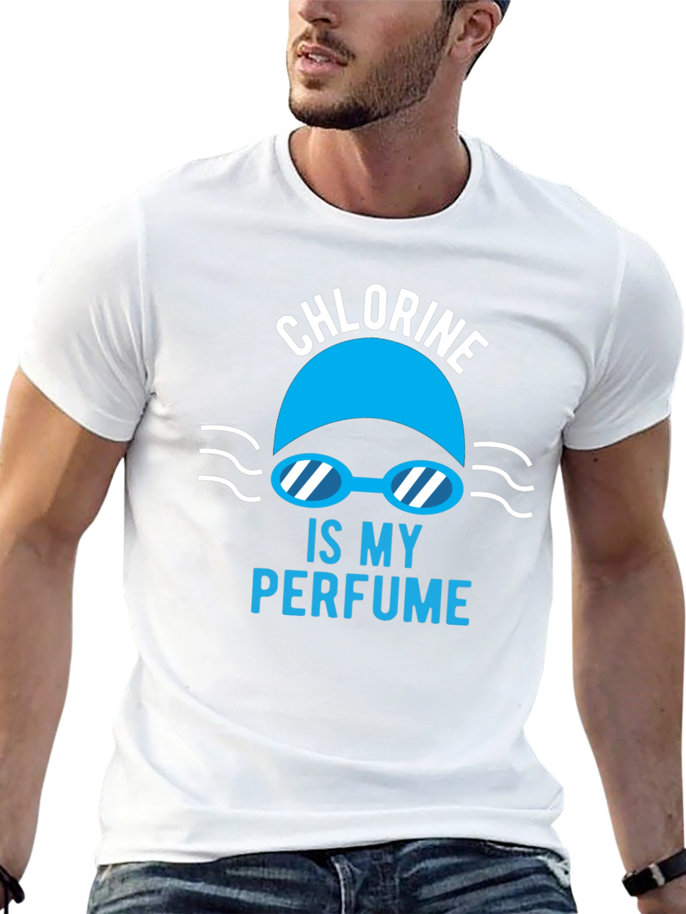 Chlorine Is My Perfume Swimmer T-Shirt