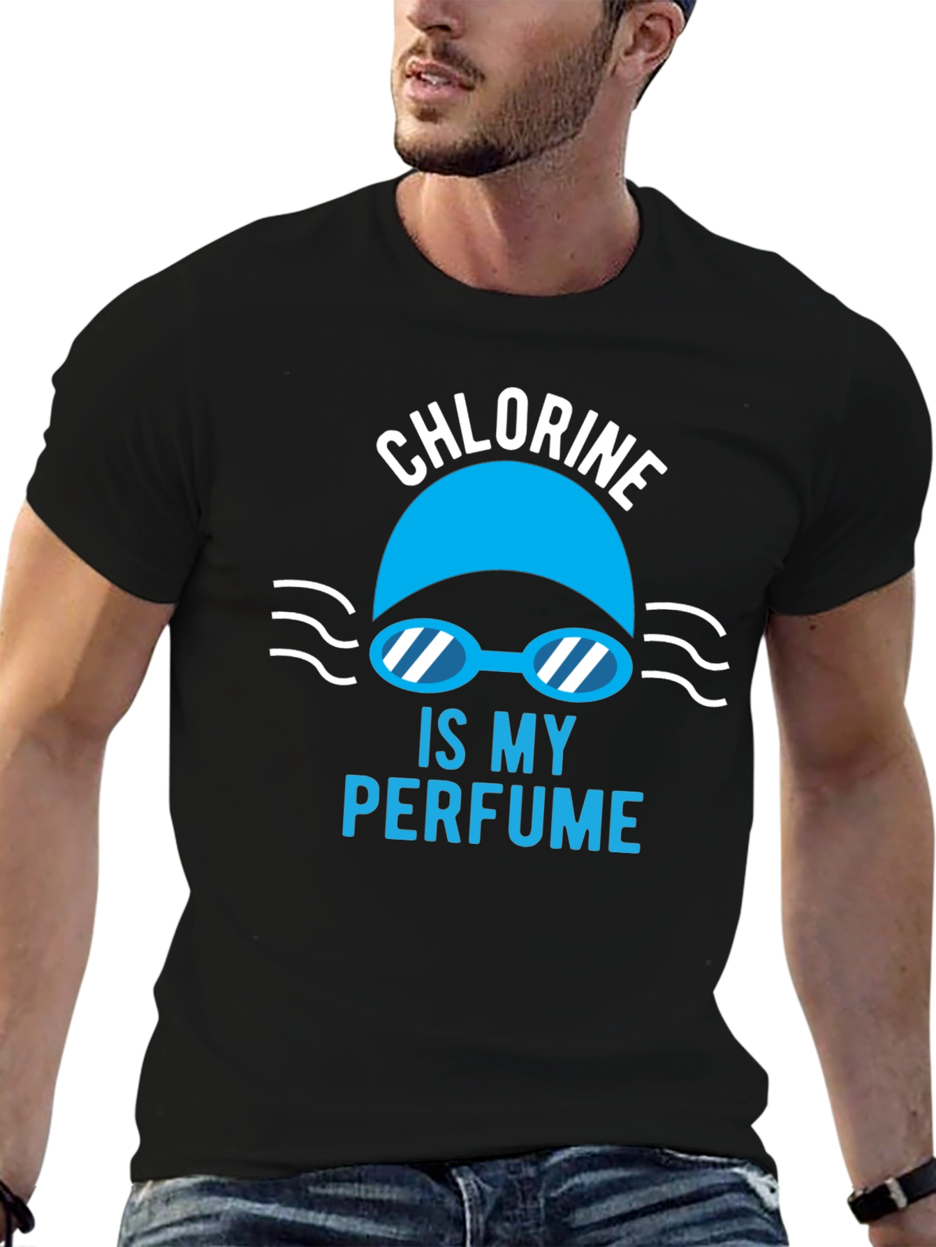 Chlorine Is My Perfume Swimmer T-Shirt