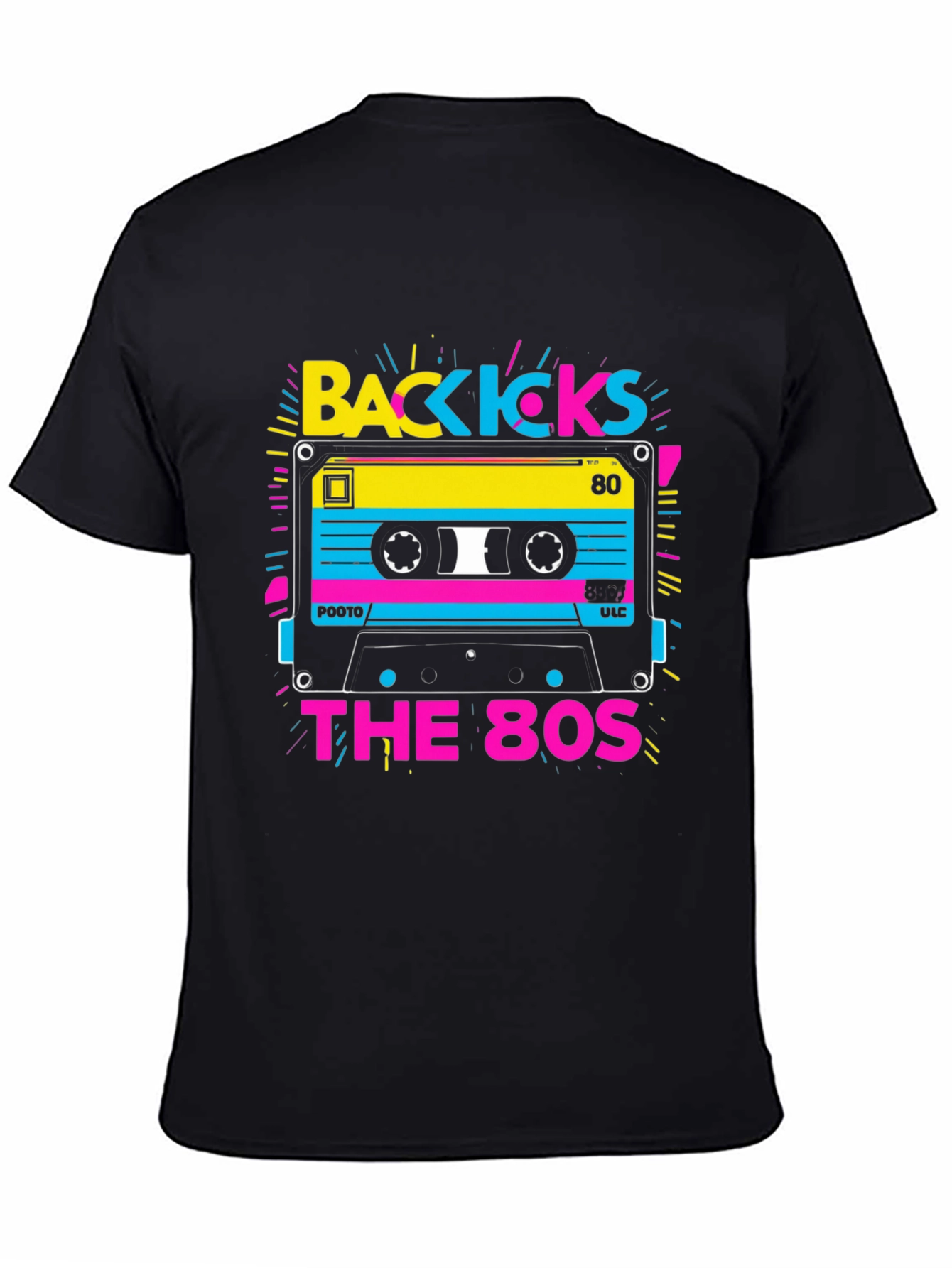 Back Kicks 80s Cassette Graphic Tee