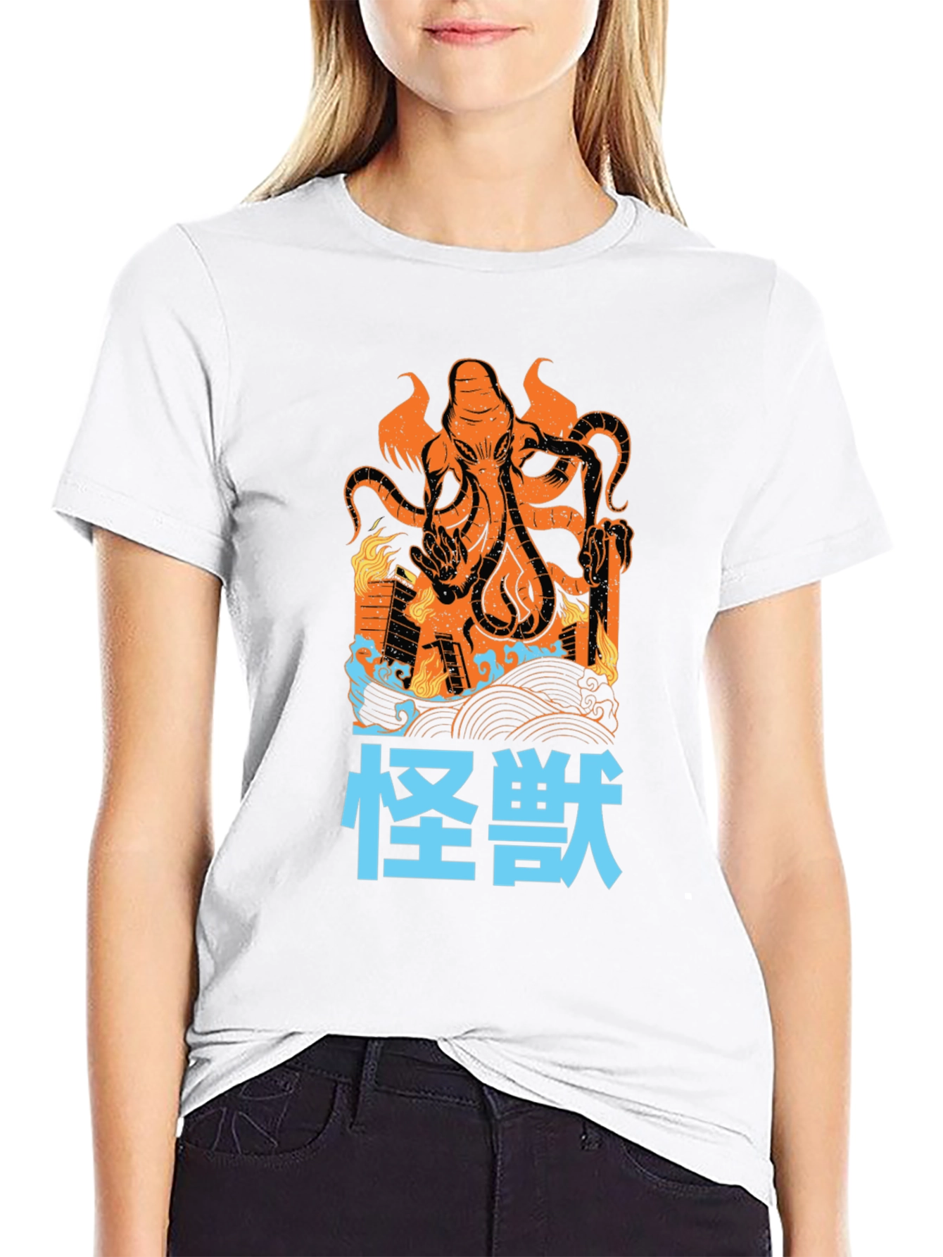 Kaiju Octopus T-Shirt - Urban Style